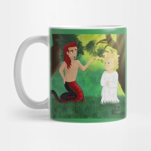 Naga Crowley and Medusa Aziraphale Mug